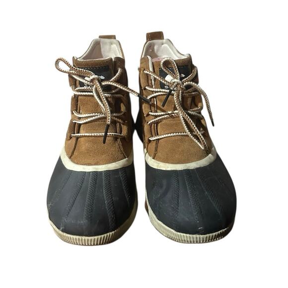 Sorel Out N About Womens Hand Crafted Brown Blue Boots Size 7.5 Women's Outdoor - Picture 3 of 8